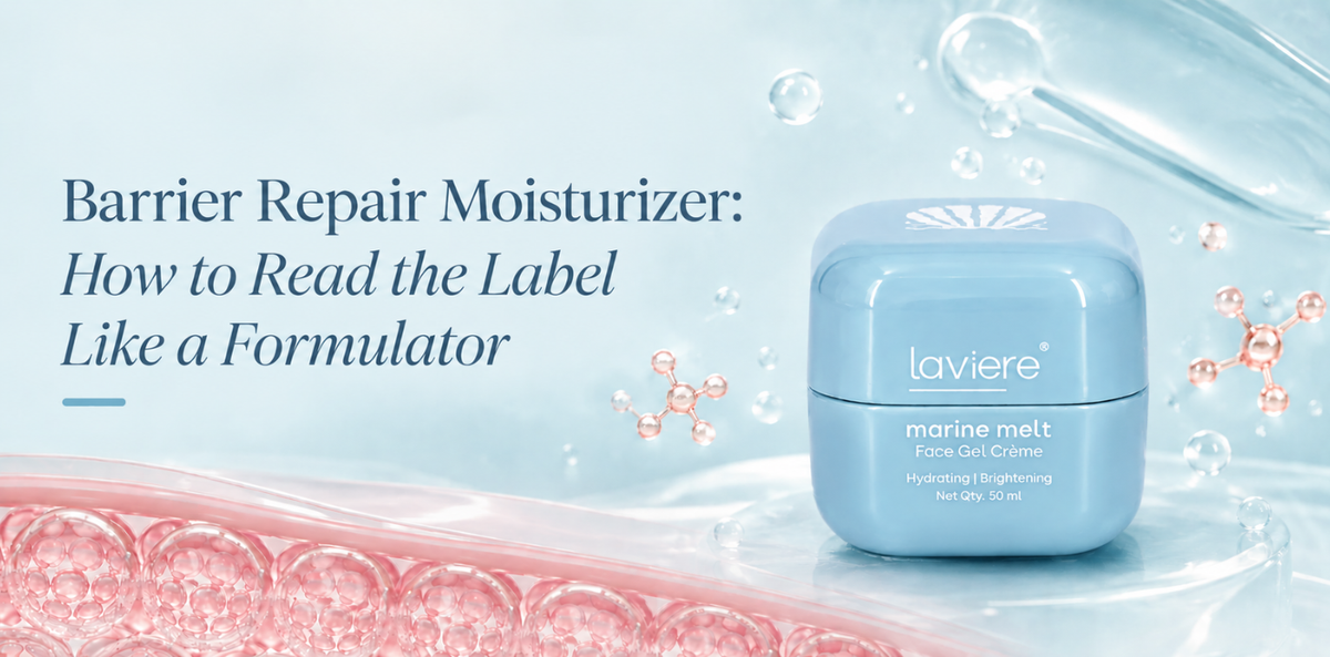 Barrier Repair Moisturizer: How to Read the Label Like a Formulator