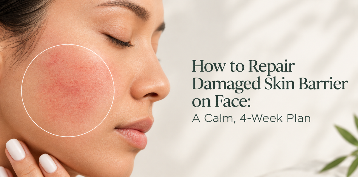 How to Repair Damaged Skin Barrier on Face: A Calm, 4-Week Plan